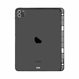 For iPad Pro 11 inch 2018 / 2020 Highly Transparent TPU Soft Protective Case with Pen Slot(Black)