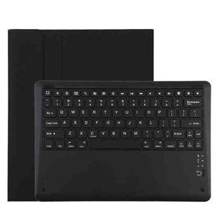 T129 Detachable Bluetooth Black Keyboard Microfiber Leather Tablet Case for iPad Pro 12.9 inch (2020), with Holder (Black)