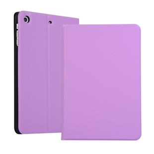Universal Spring Texture TPU Protective Case for iPad Mini 1 / 2 / 3, with Holder (Purple)