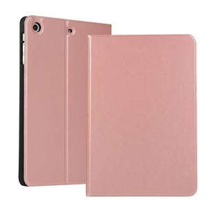 Universal Spring Texture TPU Protective Case for iPad Mini 1 / 2 / 3, with Holder (Rose Gold)