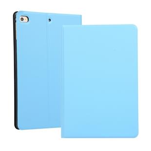 Universal Spring Texture TPU Protective Case for iPad Mini 4 / 5, with Holder(Sky Blue)