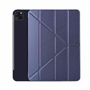 Horizontal Flip Ultra-thin Magnetic PU Leather Case for iPad Pro 11 inch 2018/2020/2021, with  Sleep / Wake-up Function(Dark Blue)