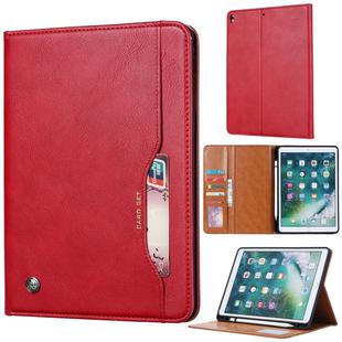 Knead Skin Texture Horizontal Flip Leather Case for iPad Air 2019 10.5 inch, with Photo Frame & Holder & Card Slots & Wallet & Pen Slot (Red)