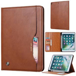 Knead Skin Texture Horizontal Flip Leather Case for iPad Air 2019 10.5 inch, with Photo Frame & Holder & Card Slots & Wallet & Pen Slot (Brown)