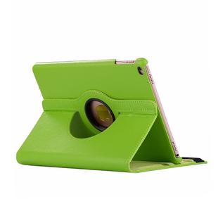 Litchi Texture Horizontal Flip 360 Degrees Rotation Leather Case for iPad Mini 2019, with Holder & Sleep / Wake-up Function (Green)