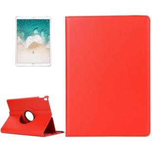 Litchi Texture 360 Degree Spin Multi-function Horizontal Flip Leather Protective Case with Holder for iPad Pro 10.5 inch / iPad Air (2019) (Red)