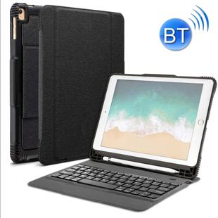 Detachable Bluetooth Keyboard + Horizontal Flip Leather Tablet Case with Holder for iPad Pro 10.5 inch (Black)