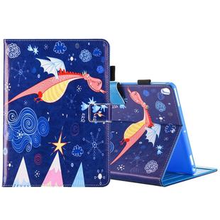 For iPad Pro 10.5 inch Flying Dragon Print Horizontal Flip PU Leather Protective Case with Holder & Card Slots & Photo Frame