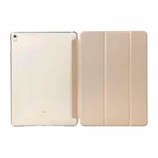 Pure Color Merge Horizontal Flip Leather Case for iPad Pro 10.5 Inch / iPad Air (2019), with Holder (Gold)