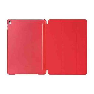 Pure Color Merge Horizontal Flip Leather Case for iPad Pro 10.5 Inch / iPad Air (2019), with Holder (Red)