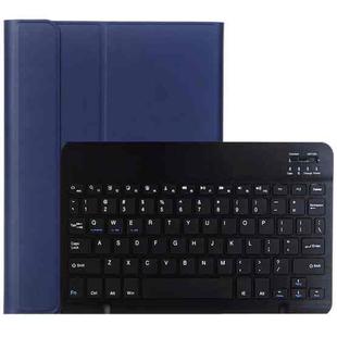 For iPad Pro 10.5 inch Ultra-thin ABS Bluetooth Keyboard Horizontal Flip Leather Tablet Case with Holder (Dark Blue)