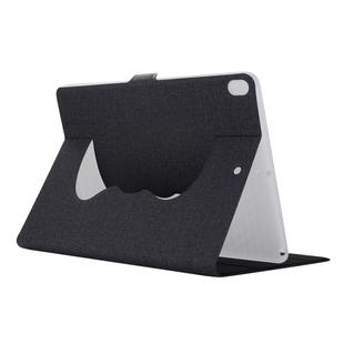 Cloth Texture Horizontal Flip Solid Color Leather Case with 360 Degrees Rotation Holder for iPad Pro 10.5 inch(Black)