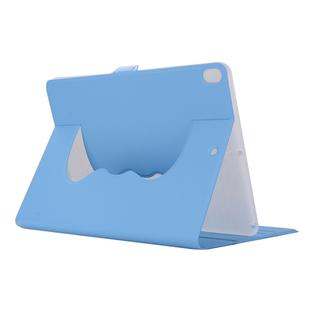 Horizontal Flip Solid Color Elastic Force Leather Case with 360 Degrees Rotation Holder for iPad Pro 10.5 inch (Blue)