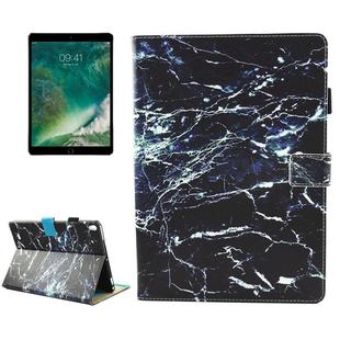 For iPad Pro 10.5 inch Black Marble Pattern Horizontal Flip Leather Protective Case with Holder & Card Slots & Wallet & Pen Slot &Sleep / Wake-up