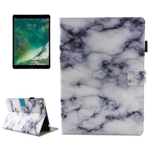 For iPad Pro 10.5 inch Black and White Marble Pattern Horizontal Flip Leather Protective Case with Holder & Card Slots & Wallet & Pen Slot &Sleep / Wake-up