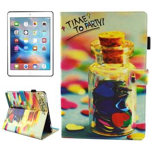 For iPad Pro 10.5 inch TIME TO PARTY Words Pattern Horizontal Flip Leather Protective Case with Holder & Card Slots & Wallet & Pen Slot &Sleep / Wake-up