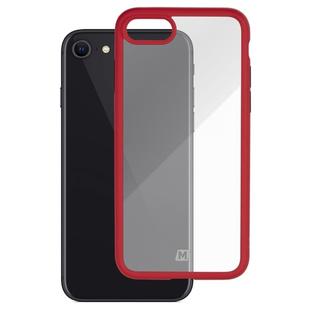 For iPhone SE 2022 / SE 2020 MOMAX Dynamic TPU + PC Transparent Protective Case(Red)