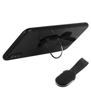 CPS-016 Universal Finger Strap Grip Self Holder Mobile Phone Stand, For iPad, iPhone, Galaxy, Huawei, Xiaomi, LG, HTC and Other Smart Phones(Black)