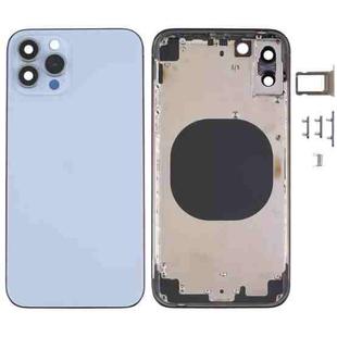 Back Housing Cover with Appearance Imitation of iP13 Pro for iPhone X(Blue)