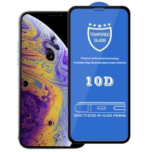 For iPhone 11 Pro / XS / X 9H 10D Full Screen Tempered Glass Screen Protector
