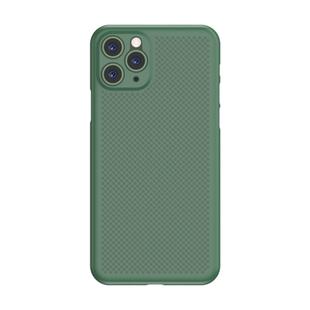 For iPhone 11 Pro TOTUDESIGN Soft Fiber Series Shockproof PP Protective Case (Green)