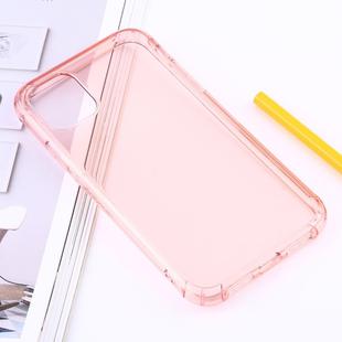 For iPhone 11 Pro Shockproof Thick Transparent TPU Protective Case  (Pink)