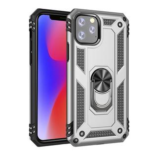 Armor Shockproof TPU + PC Protective Case for iPhone 11 Pro, with 360 Degree Rotation Holder(Grey)