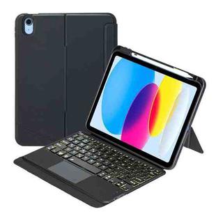 T10-AS For iPad 10th Gen 10.9 2022 Touch Backlight Split Type Bluetooth Keyboard Leather Case