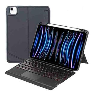 T11-AS For iPad Air 5/4 10.9/Pro 11 2022&2021&2020&2018 Touch Backlight Split Type Bluetooth Keyboard Leather Case