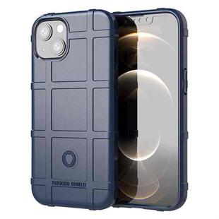 For iPhone 13 mini Rugged Shield Full Coverage Shockproof TPU Case (Blue)