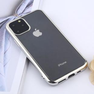Transparent TPU Anti-Drop And Waterproof Mobile Phone Protective Case for iPhone 11 Pro Max(Silver)