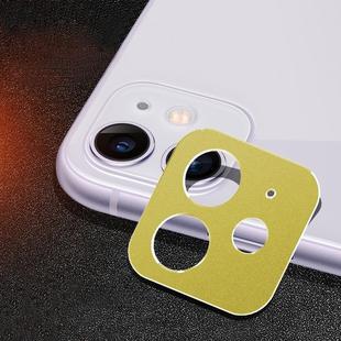 For iPhone 11 Rear Camera Lens Protection Ring Cover(Yellow)