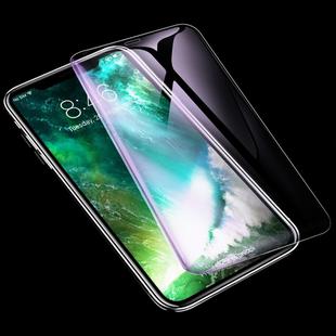 For iPhone 11 Pro Max / XS Max ROCK 0.26mm 9H 6D Curved Surface Anti Blue-ray HD Full Screen Tempered Glass Film