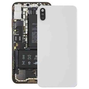 Battery Back Cover with Back Camera Bezel & Lens & Adhesive  for iPhone XS Max(White)