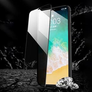 For iPhone XS Max REMAX Rock Series Anti-spy Tempered Glass Protective Film (Black)