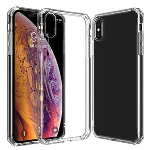 For iPhone XS Max Shockproof Octagonal Airbag Sound Conversion Hole Design TPU Case (Transparent)