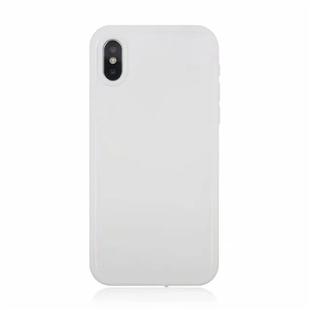 Waterproof Pure Color Soft Protector Case for iPhone XS Max (White)
