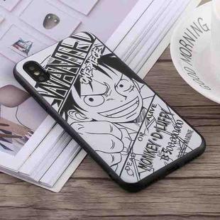 Cartoon Character Pattern TPU Case for iPhone XS Max