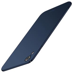 For iPhone XR MOFI Frosted PC Ultra-thin Full Coverage Protective Case (Blue)