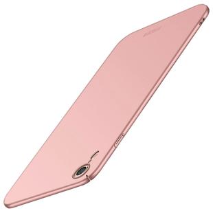 For iPhone XR MOFI Frosted PC Ultra-thin Full Coverage Protective Case (Rose Gold)