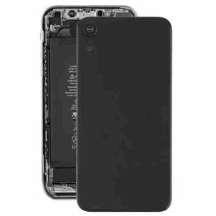 Battery Back Cover with Back Camera Bezel & Lens & Adhesive  for iPhone XR(Black)