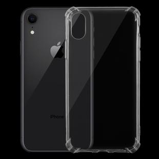 For iPhone XR Ultrathin Transparent TPU Soft Protective Case (Transparent)