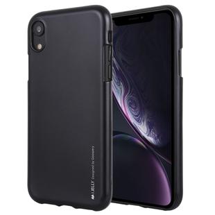 GOOSPERY JELLY Series Shockproof Soft TPU Case for iPhone XR(Black)