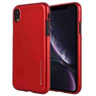 For iPhone XR GOOSPERY JELLY Series Shockproof Soft TPU Case(Red)