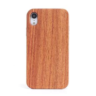 For iPhone XR Shockproof TPU+ Wood Full Protective Case
