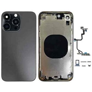 Back Cover with Appearance Imitation of iP15 Pro for iPhone XR(Black)