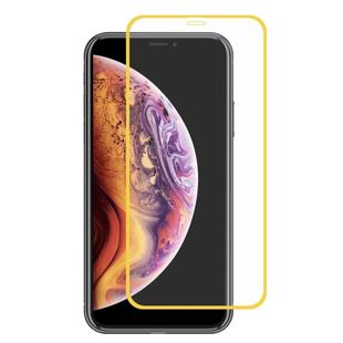 ENKAY Hat-Prince Full Glue 0.26mm 9H 2.5D Full Screen Tempered Glass Film for iPhone 11 / XR(Yellow)