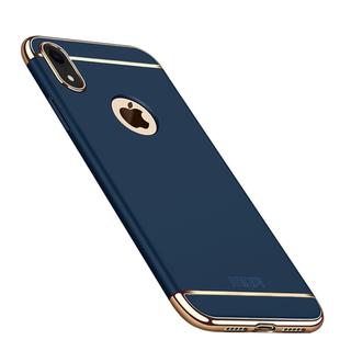 For iPhone XR MOFI Three Stage Splicing Full Coverage PC Case (Blue)