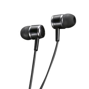 WK WI50 3.5mm Stereo In Ear Wired Control Earphone, Support Call (Black)