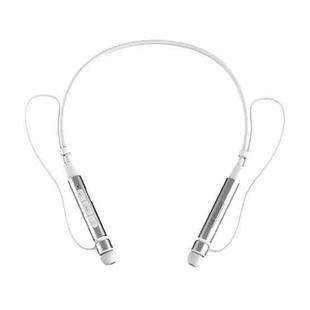 WK Ling Yue Series BD550 Bluetooth 4.1 Neck-mounted Magnetic Adsorption Wired Control Bluetooth Earphone, Support Calls (White)